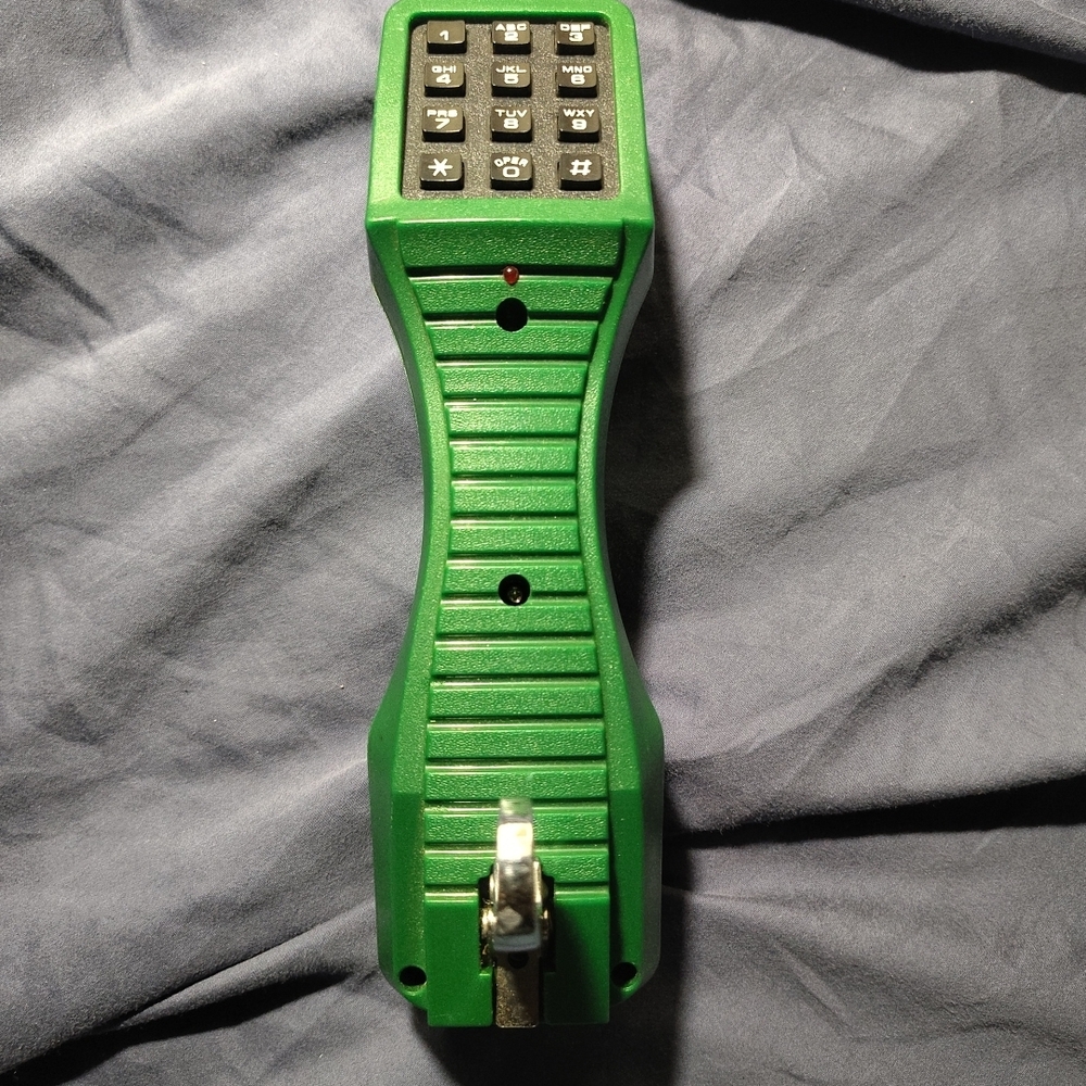 Green Handheld Keypad Tester with Clip
